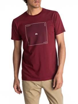 quiksilver, Premium Heat Waves - T Shirt col rond, POMEGRANATE (rzg0) Premium Heat Waves - T-Shirt EQYZT04546
