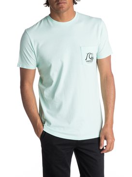 quiksilver, Men's Quik Pocket Tee, BLUE LIGHT (bek0) QUIK POCKET SS TEE EQYZT04598
