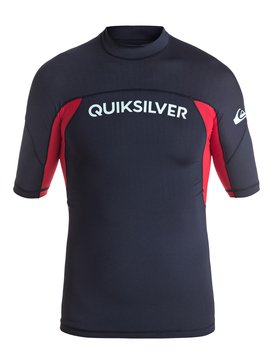 quiksilver, Performer - Lycra à manches courtes, NAVY BLAZER/QUIK RED (xbbr) Performer - Short Sleeve Rash Vest UQBWR03035