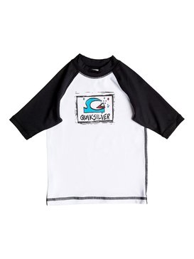 quiksilver, Bubble Dream - Lycra à manches courtes, WHITE/BLACK (xwwk) Bubble Dream - Short Sleeve Rash Vest UQKWR03031