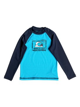 quiksilver, Bubble Dream - Lycra à manches longues, BLUE DANUBE/ NAVY BLAZER (xbkb) Bubble Dream - Long Sleeve Rash Vest UQKWR03032
