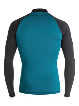 quiksilver, Active - Lycra à manches longues, MOROCCAN BLUE/ BLACK (xbbk) Active - Long Sleeve Rash Vest UQYWR03066