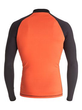 quiksilver, Active - Lycra à manches longues, FLAME/BLACK (xnkk) Active - Long Sleeve Rash Vest UQYWR03066