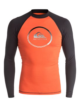 quiksilver, Active - Lycra à manches longues, FLAME/BLACK (xnkk) Active - Long Sleeve Rash Vest UQYWR03066