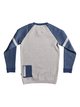 1 Mebok - Longline Sweatshirt Gray EQBFT03380 Quiksilver