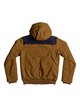 2 Brooks Island DWR - Water-Repellent Hooded Bomber Jacket Brown EQBJK03125 Quiksilver
