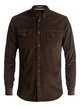 0 Waterman Bells Point - Corduroy Long Sleeve Shirt Brown EQMWT03032 Quiksilver
