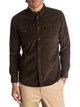 1 Waterman Bells Point - Corduroy Long Sleeve Shirt Brown EQMWT03032 Quiksilver
