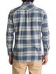 2 Waterman Moon Tides Flannel - Long Sleeve Shirt Blue EQMWT03075 Quiksilver