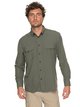 1 Waterman Trailblazing - Long Sleeve Shirt Green EQMWT03107 Quiksilver