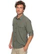 2 Waterman Trailblazing - Long Sleeve Shirt Green EQMWT03107 Quiksilver