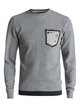 0 Kurow - Technical Sweatshirt Gray EQYFT03665 Quiksilver