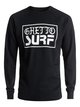 0 Ghetto Surf - Sweatshirt Black EQYFT03682 Quiksilver