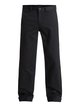 0 Ghetto Surf - Twill Trousers Black EQYNP03132 Quiksilver