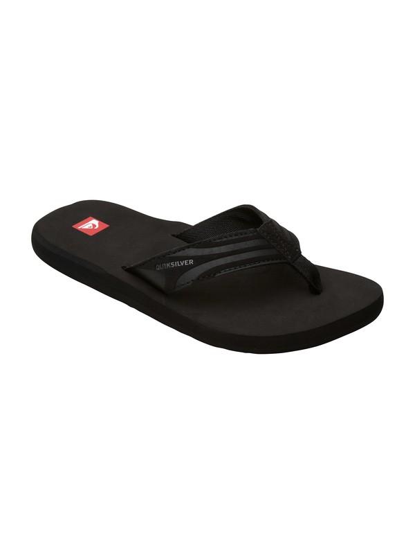 quiksilver, Boys 8-16 Monkey Wrench Sandals, BLACK (blk) 0 Boys 8-16 Monkey Wrench Sandals 257102 Quiksilver