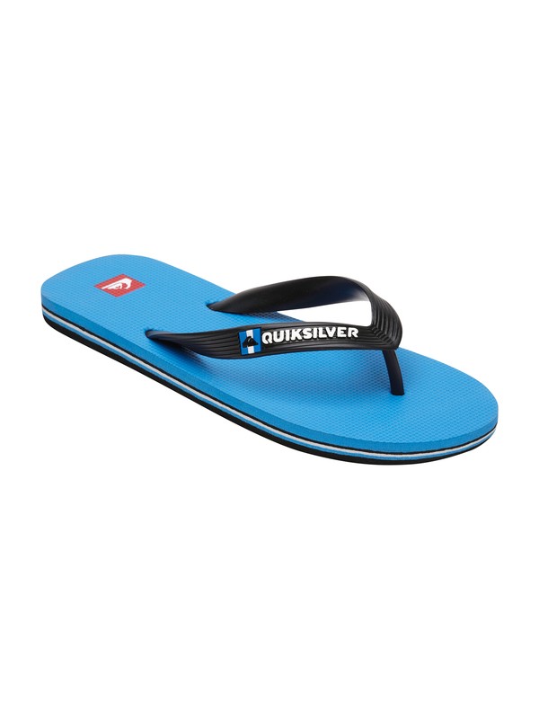 quiksilver, Boys 8-16 Molokai Sandals, BLUE/WHITE (bwt) 0 Boys 8-16 Molokai Sandals 257105 Quiksilver