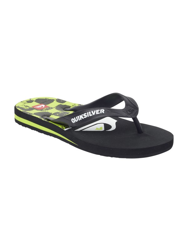 quiksilver, Boys 8-16 Carver 4 Sandals, BLACK/GREEN (bgn) 0 Boys 8-16 Carver 4 Sandals 257122 Quiksilver