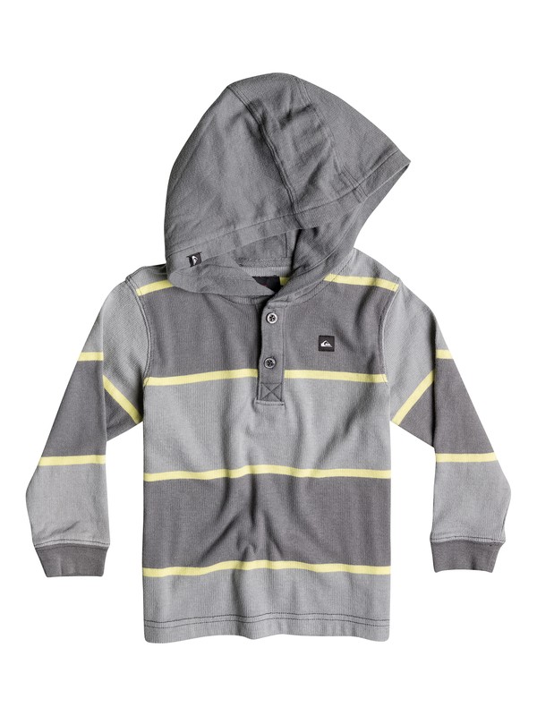 quiksilver, Boys 2-4 Rock Dock Snit Hoodie, Gargoyle - Solid (kpc0) 0 Boys 2-4 Rock Dock Snit Hoodie 40444018 Quiksilver