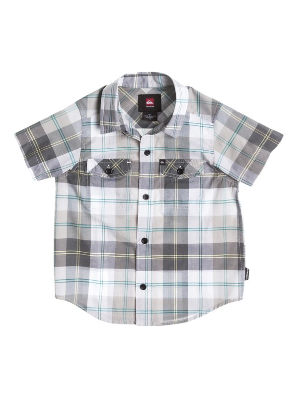 quiksilver, Toddler Camp Plaid Shirt, Dark Shadow (krp0) 0 Toddler Camp Plaid Shirt 40444035 Quiksilver