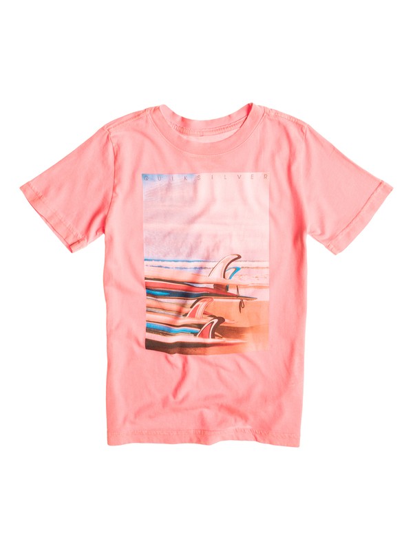 quiksilver, Toddler Surf Stack T-Shirt, Sun Orange-f (nkkf) 0 Toddler Surf Stack T-Shirt 40444068 Quiksilver