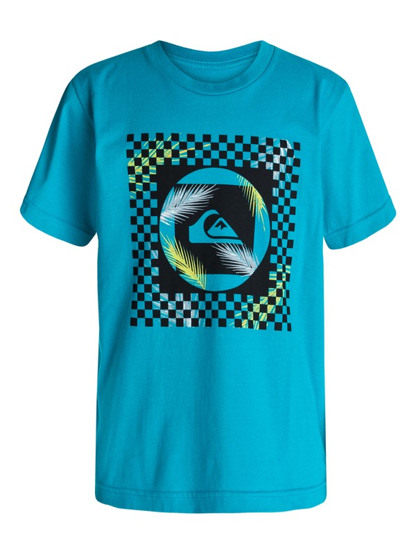 quiksilver, Toddlers Vortex T-Shirt, Tile Blue - Solid (bpm0) 0 Toddlers Vortex T-Shirt 40444115 Quiksilver