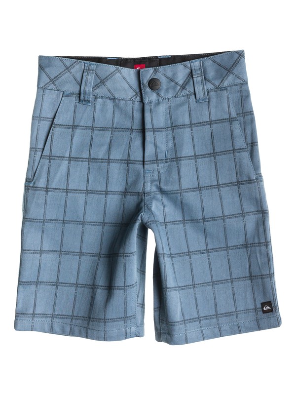 quiksilver, Toddler Downtown Shorts, Bluestone - Solid (bmc0) 0 Toddler Downtown Shorts 40445014 Quiksilver