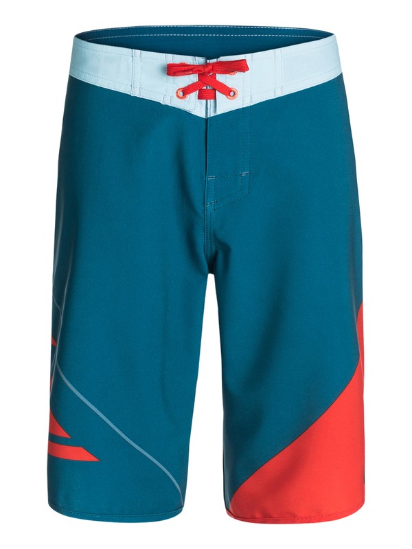 quiksilver, Toddlers New Wave Boardshorts, Moroccan Blue (bsg0) 0 Toddlers New Wave Boardshorts 40445032 Quiksilver