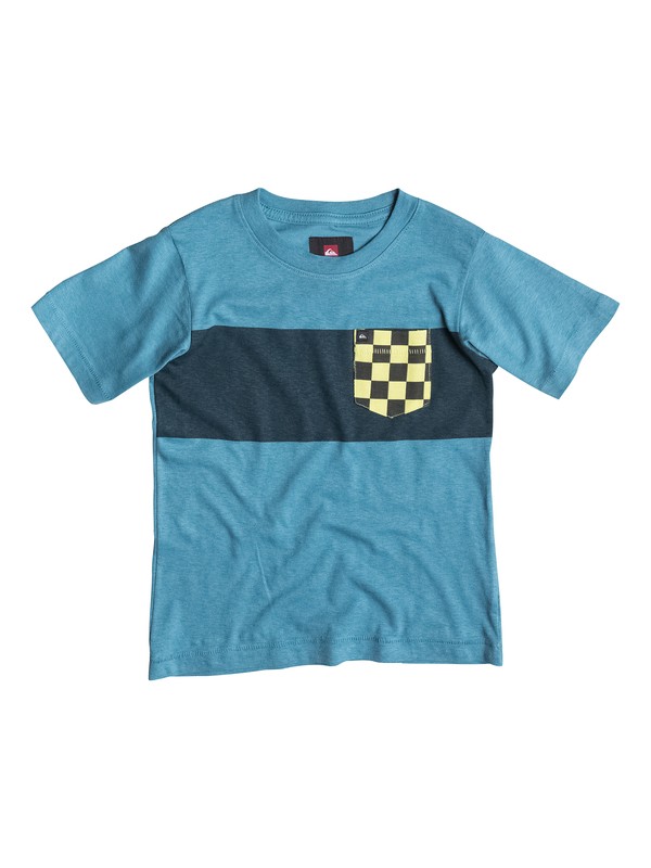 quiksilver, Boys 4-7 Pattern Quik Pocket T-Shirt, Bluestone - Solid (bmc0) 0 Boys 4-7 Pattern Quik Pocket T-Shirt 40454025 Quiksilver