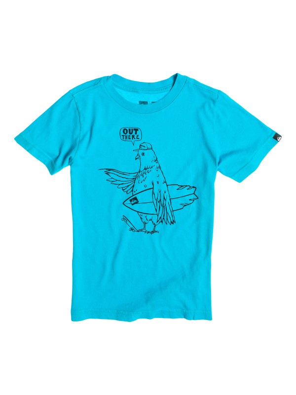 quiksilver, Boys 4-7 For The Birds T-Shirt, Malibu Blue-f (bmaf) 0 Boys 4-7 For The Birds T-Shirt 40454069 Quiksilver