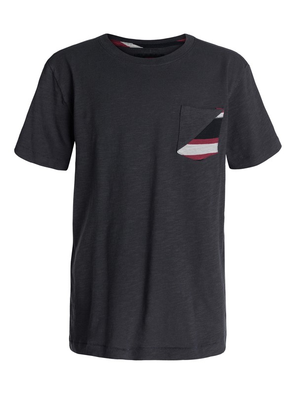quiksilver, Boys 4-7 Slip Slide T-Shirt, Grey Charcoal (kta0) 0 Boys 4-7 Slip Slide T-Shirt 40454076 Quiksilver