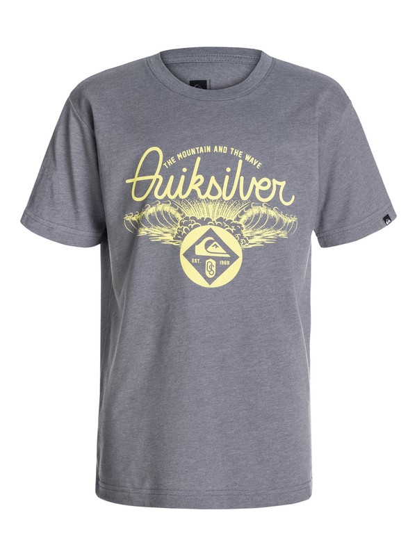 quiksilver, Boys 8-16 A Frames Tee, Gargoyle - Heather (kpch) 0 Boys 8-16 A Frames Tee 40464064 Quiksilver