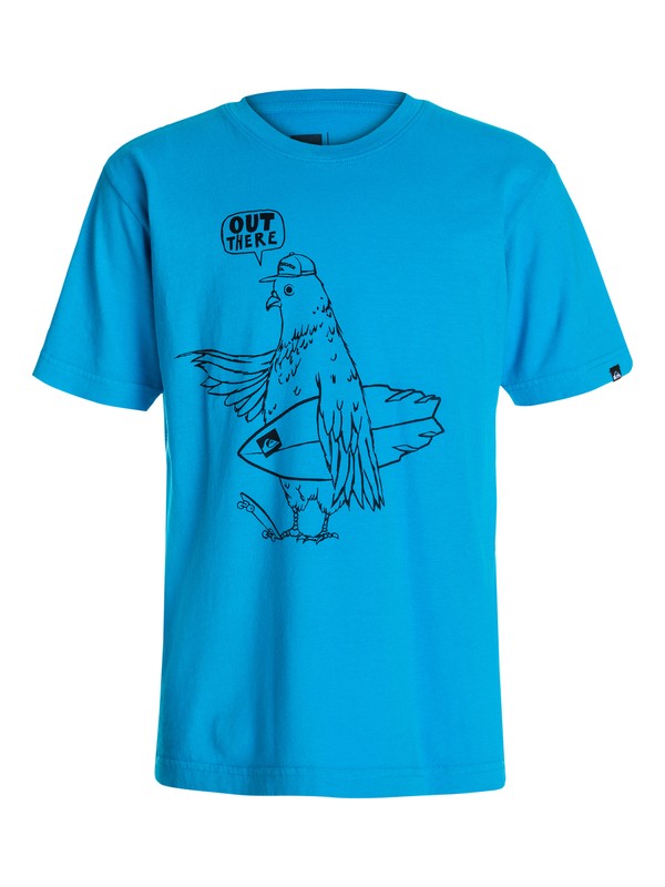 quiksilver, Boys 8-16 For The Bird T-Shirt, Malibu Blue-f (bmaf) 0 Boys 8-16 For The Bird T-Shirt 40464069 Quiksilver
