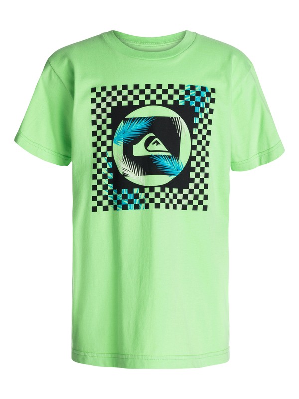 quiksilver, Boys 8-16 Vortex T-Shirt, Jasmine Green-f (gkjf) 0 Boys 8-16 Vortex T-Shirt 40464115 Quiksilver