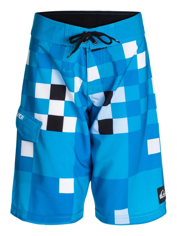 quiksilver, Boys 8-16 Check Block Boardshorts, Hawaiian Ocean (bmj0) 0 Boys 8-16 Check Block Boardshorts 40465007 Quiksilver