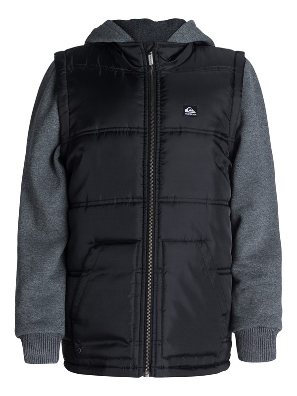 quiksilver, Boys 8-16 Beilby Jacket, Dark Shadow-h (krph) 0 Boys 8-16 Beilby Jacket 40466005 Quiksilver