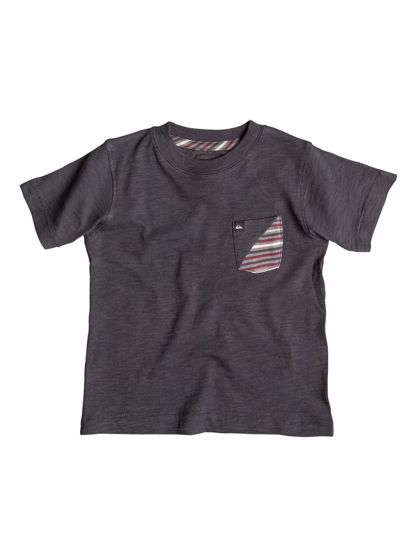 quiksilver, Baby Slip Slide T-Shirt, Grey Charcoal (kta0) 0 Baby Slip Slide T-Shirt 40474076 Quiksilver