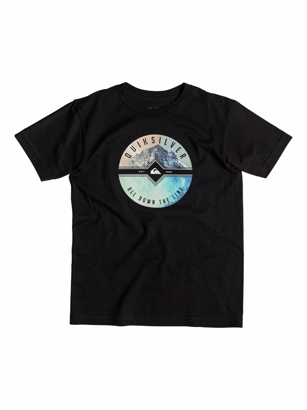 quiksilver, Boys 2-4 Twin Peaks T-Shirt, Anthracite (kvj0) 0 Boys 2-4 Twin Peaks T-Shirt 40544143 Quiksilver
