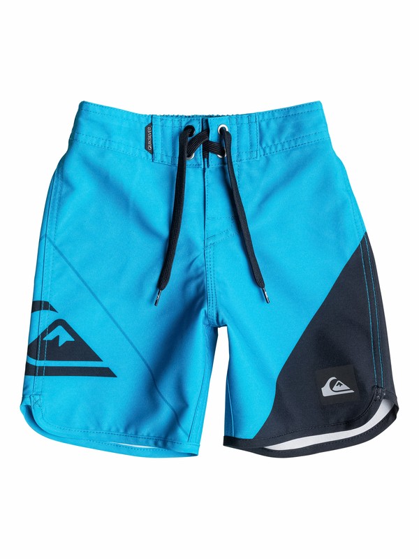 quiksilver, Boys 2-4 New Wave Boardshorts, Hawaiian Ocean (bmj0) 0 Boys 2-4 New Wave Boardshorts 40545004 Quiksilver