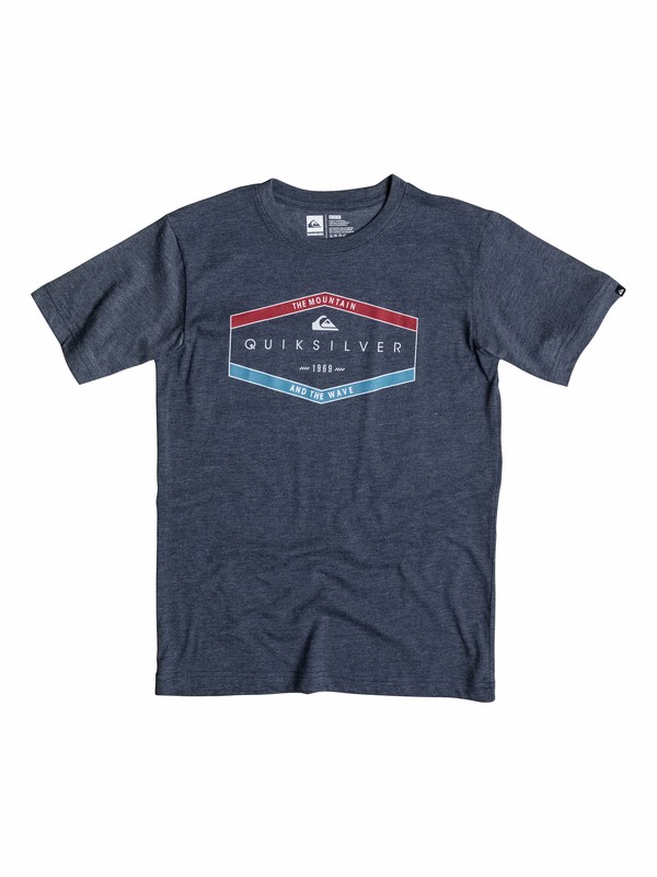 quiksilver, Boys 4-7 Two Cams T-Shirt, Navy Blazer-h (byjh) 0 Boys 4-7 Two Cams T-Shirt 40554140 Quiksilver