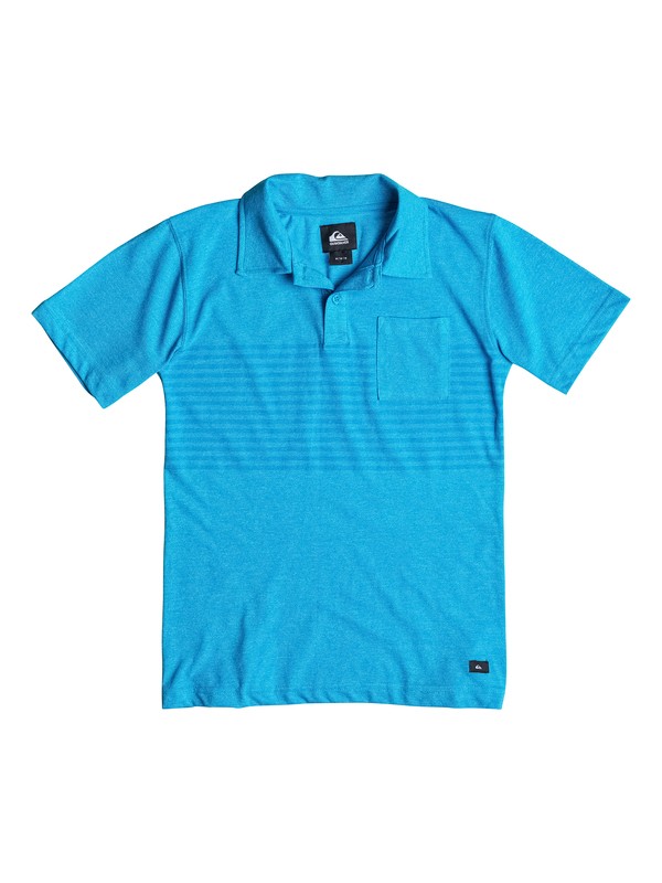 quiksilver, Boys 8-16 Waterwood Polo Shirt, Hawaiian Ocean-h (bmjh) 0 Boys 8-16 Waterwood Polo Shirt 40564002 Quiksilver