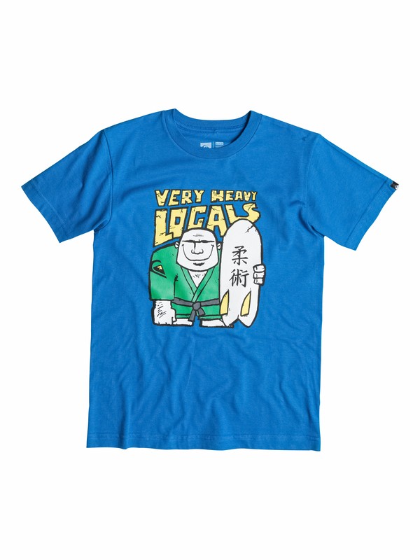 quiksilver, Boys 8-16 Heavy T-Shirt, Olympian Blue (bqz0) 0 Boys 8-16 Heavy T-Shirt 40564028 Quiksilver