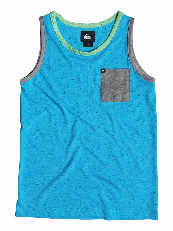 quiksilver, Boys 8-16 Blockwork Tank, Hawaiian Ocean (bmj0) 0 Boys 8-16 Blockwork Tank 40564126 Quiksilver