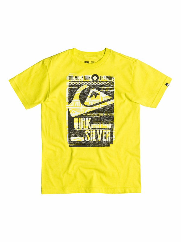 quiksilver, Boys 8-16 Save Waves T-Shirt, Sulphur Spring (ggp0) 0 Boys 8-16 Save Waves T-Shirt 40564149 Quiksilver