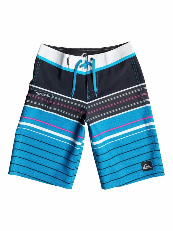 quiksilver, Boys 8-16 YG Stripe Boardshorts, Hawaiian Ocean (bmj0) 0 Boys 8-16 YG Stripe Boardshorts 40565076 Quiksilver