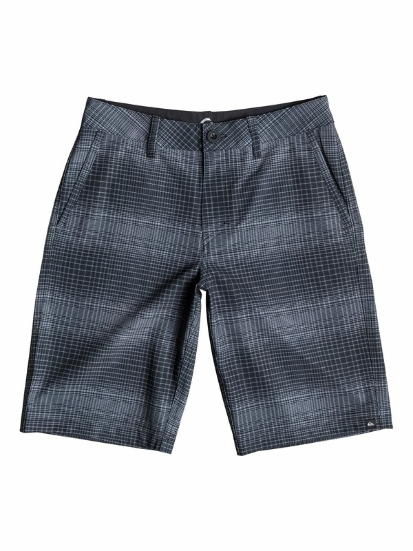 quiksilver, Boys 8-16 Everyday Plaid Amphibians, Anthracite (kvj0) 0 Boys 8-16 Everyday Plaid Amphibians 40565099 Quiksilver