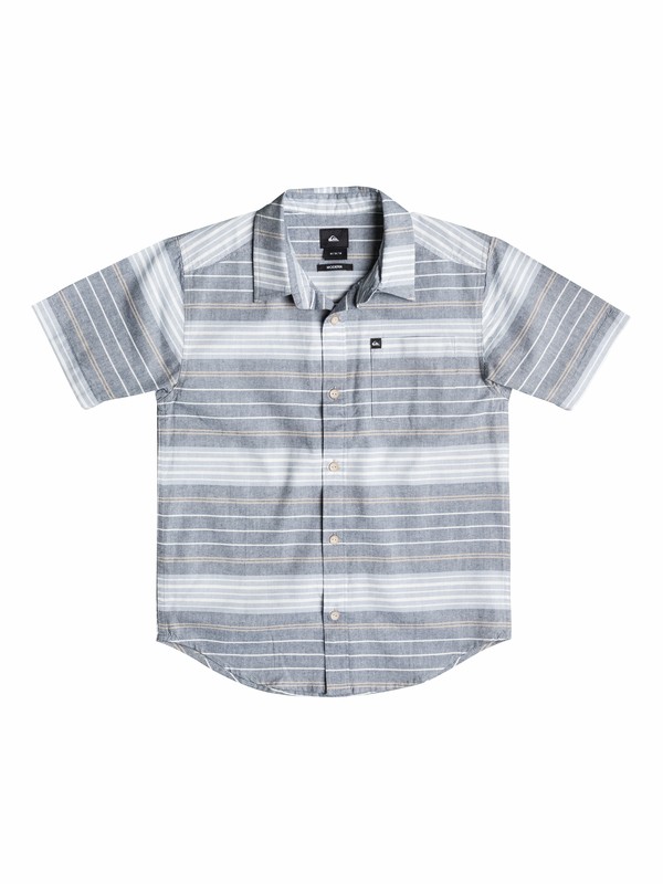 quiksilver, Baby Barath Island Shirt, Dark Denim (brq0) 0 Baby Barath Island Shirt 40574130 Quiksilver