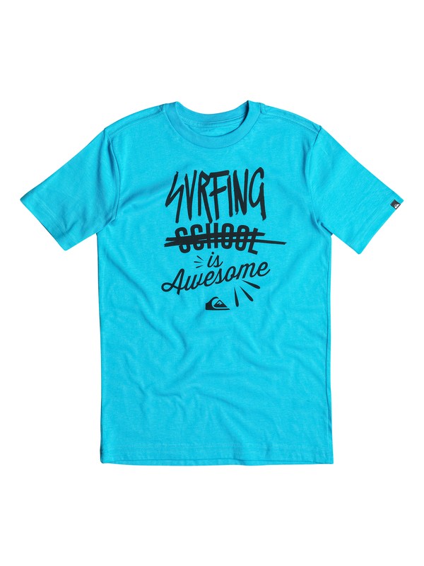 quiksilver, Boys 4-7 Awesome Tee, Hawaiian Ocean (bmj0) 0 Boys 4-7 Awesome Tee 40654076 Quiksilver