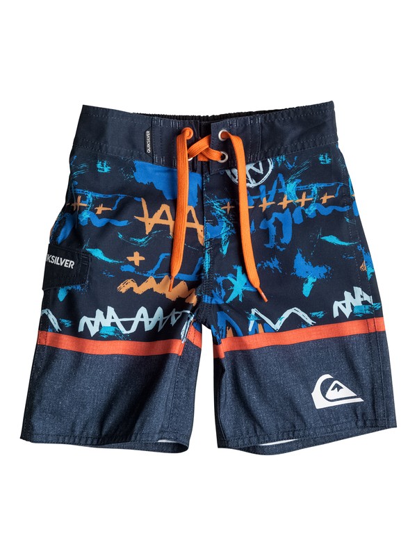 quiksilver, Boys 4-7 Remix Boardshorts, Navy Blazer - Solid (byj0) 0 Boys 4-7 Remix Boardshorts 40655020 Quiksilver