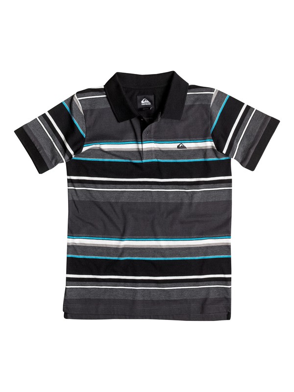 quiksilver, Baby Decay Stripe Polo Shirt, Anthracite (kvj0) 0 Baby Decay Stripe Polo Shirt 40674006 Quiksilver
