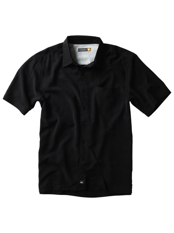 quiksilver, Men's Clear Days Short Sleeve Shirt, BLACK (blk) 0 Men's Clear Days Short Sleeve Shirt 509002 Quiksilver